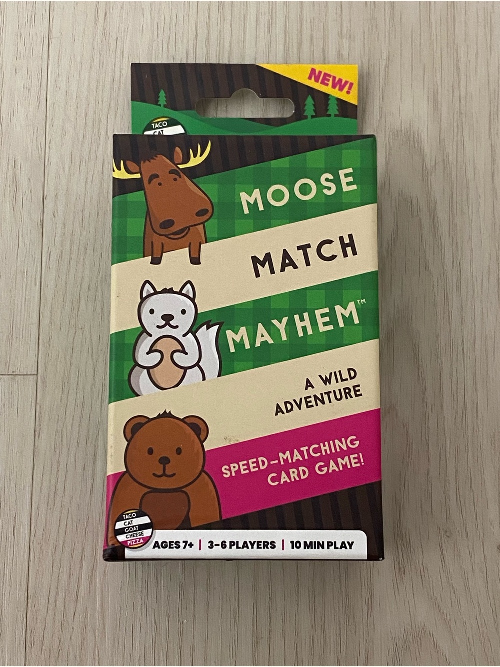 Moose Match Mayhem Card Game Dolphin Hat Games Taco Cat Goat Cheese Pizza